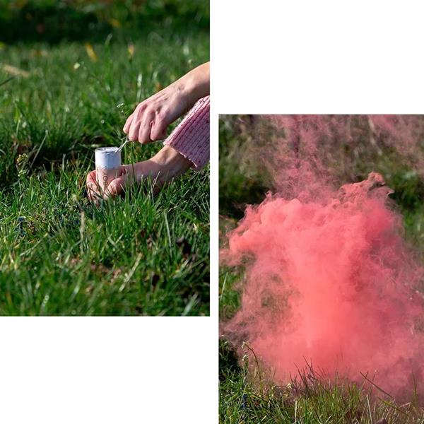 Tubo de Fumo Revelação Rosa