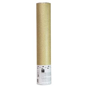 Tubo Lança Confetis Papel Dourado com Glitter, 28 cm