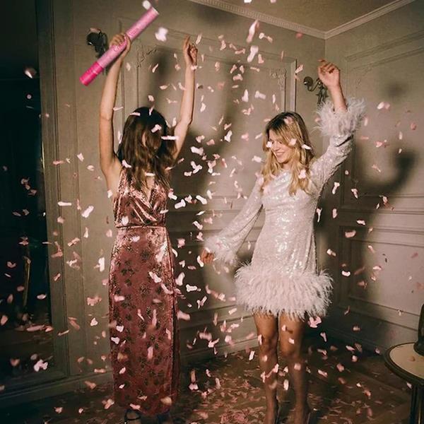 Tubo Lança Confetis Pénis Rosa