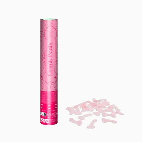 Tubo Lança Confetis Pénis Rosa