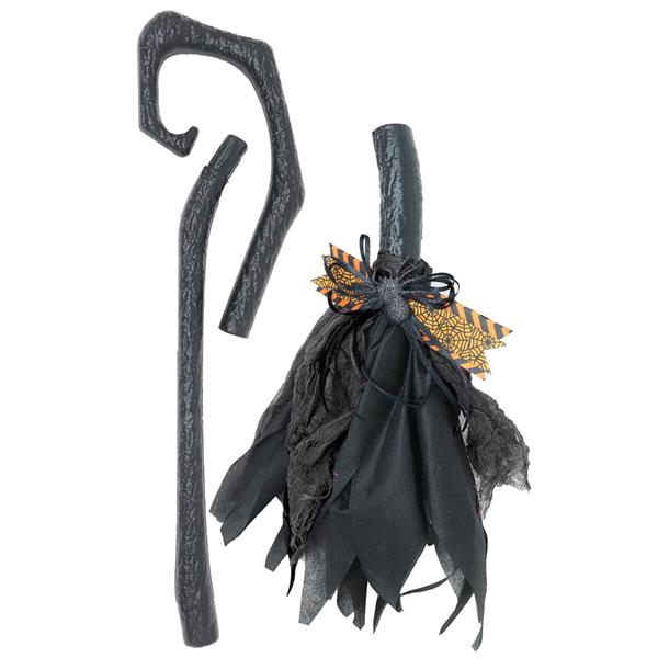 Vassoura de Bruxa Desmontável, 90 cm