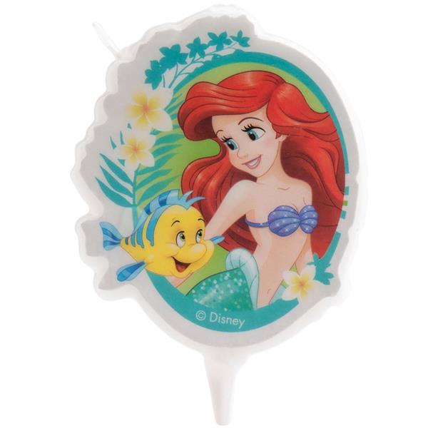 Vela 2D Princesa Ariel, 7 cm