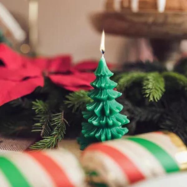 Vela Pinheiro de Natal Verde