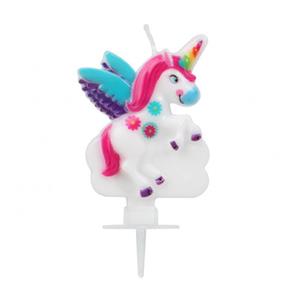Vela Unicórnio Voador, 10 cm