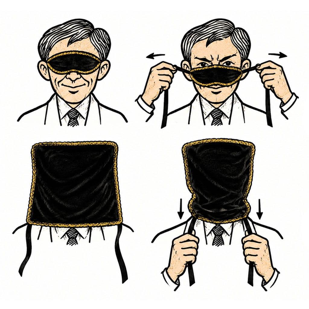 Venda para olhos Blindfold Venda para olhos Blindfold
