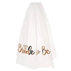 Véu Bride To Be Branco em Tule