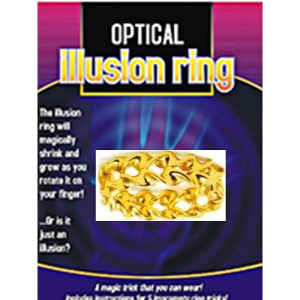 Anel Óptico, Optical Illusion Ring - HNG BOX