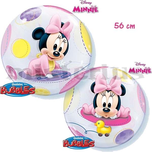 Balão Bubble Baby Minnie