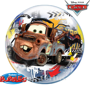Balão Bubble Bday cars