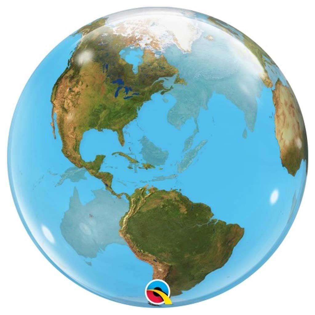 Balão Bubble Planeta Terra 56cm