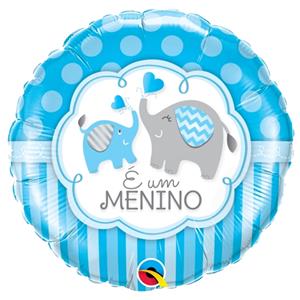 Balão Foil É Um Menino, 46cm