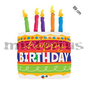 Balão Foil Happy Birthday