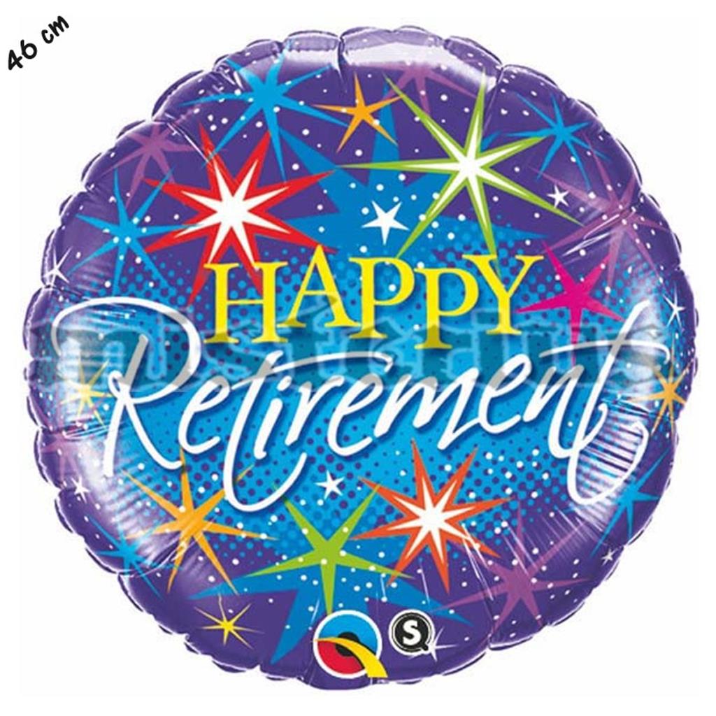 Balão Foil Happy Retirement