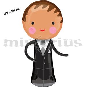 Balão Foil Noivo 101cm Balão Foil Noivo 101cm