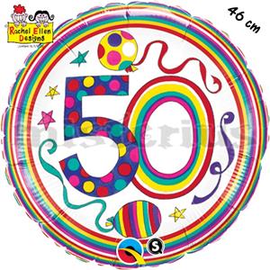 Balão Foil  Redondo 50 Polka Dots