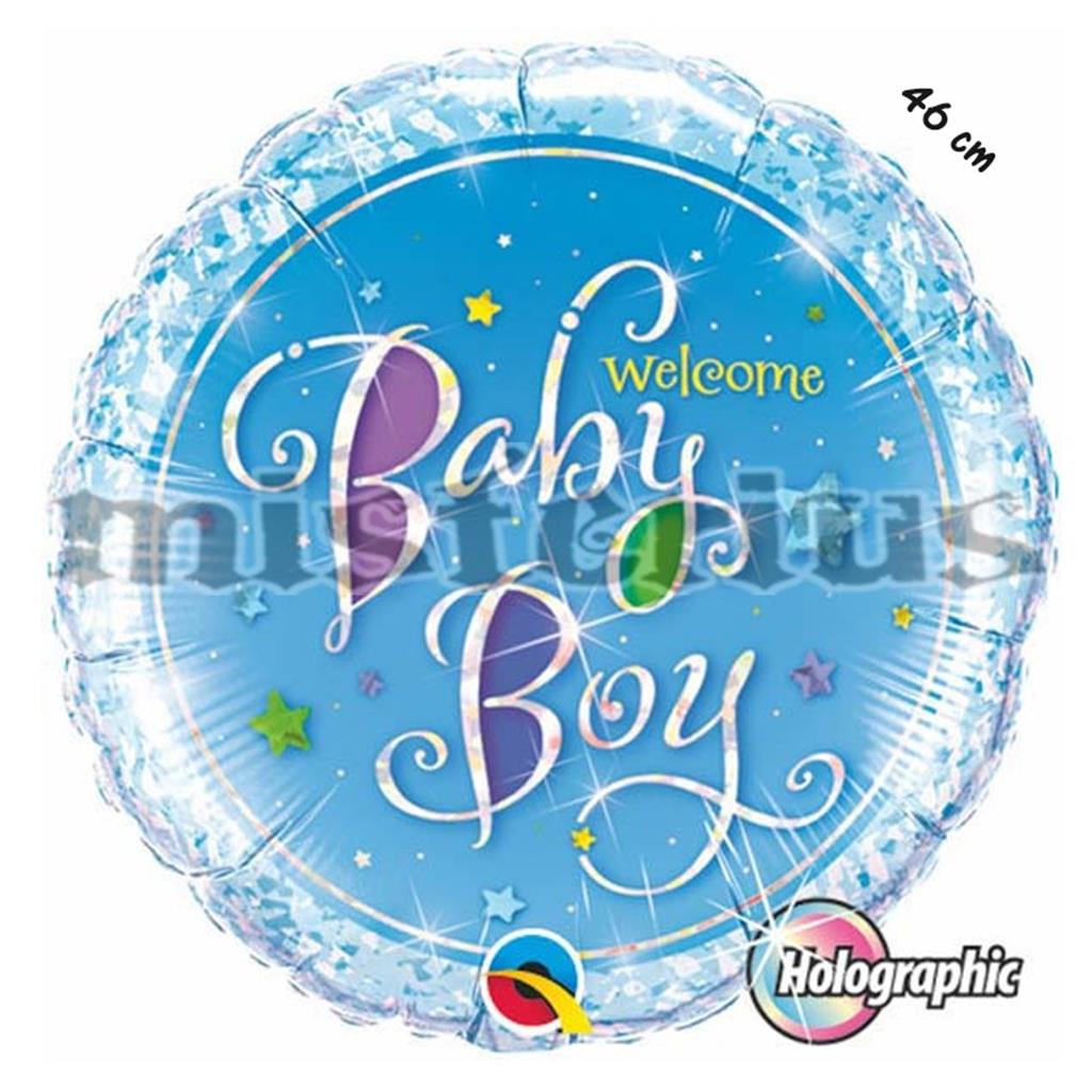 Balao Foil Welcome Baby Boy