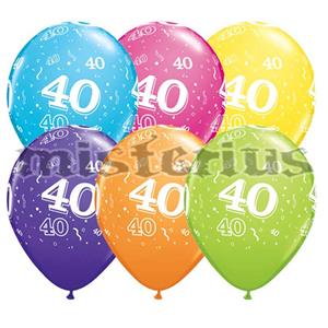 Balao Latex 40 Anos 6 und Multicor