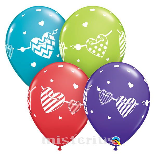 Balão Latex Corações UN