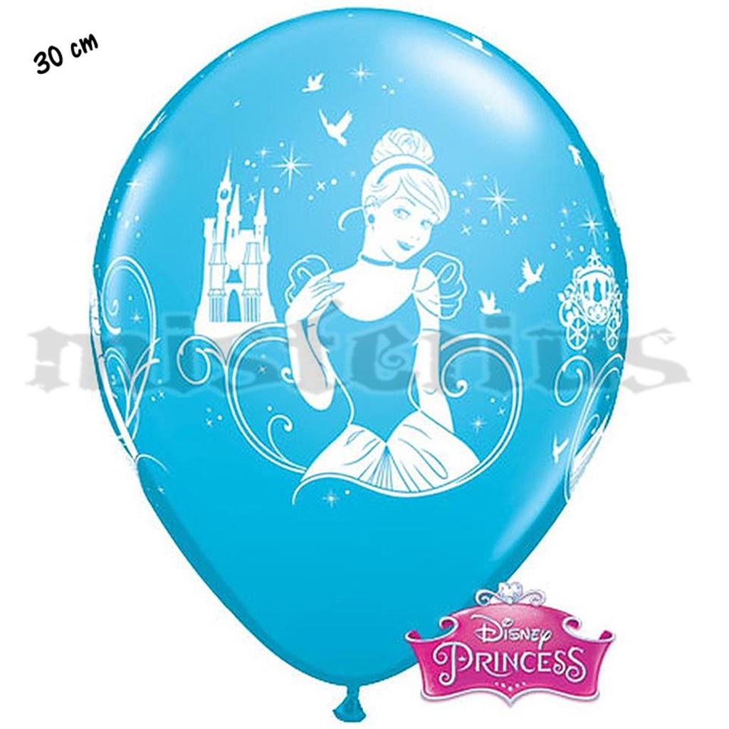 Balões Latex Cinderela, 6 Unid.