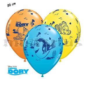 Balões Latex Dory Nemo, 6 Unid.