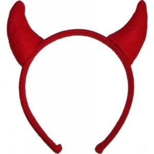 Bandolete de Diabo com chifres em Feltro