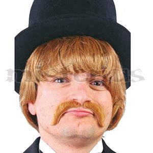 Bigode Clássico Castanho