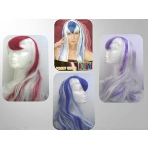 Peruca Punk comprida com Franja