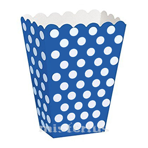 Caixas Azuis Bolinhas, 8 unid.