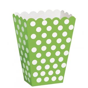 Caixas Verdes Bolinhas, 8 Unid.