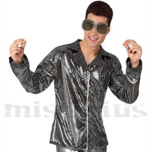 Camisa Disco Prateada