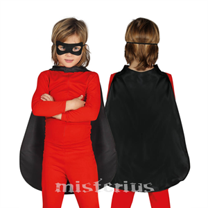 Capa Super-Herói Preta, Criança