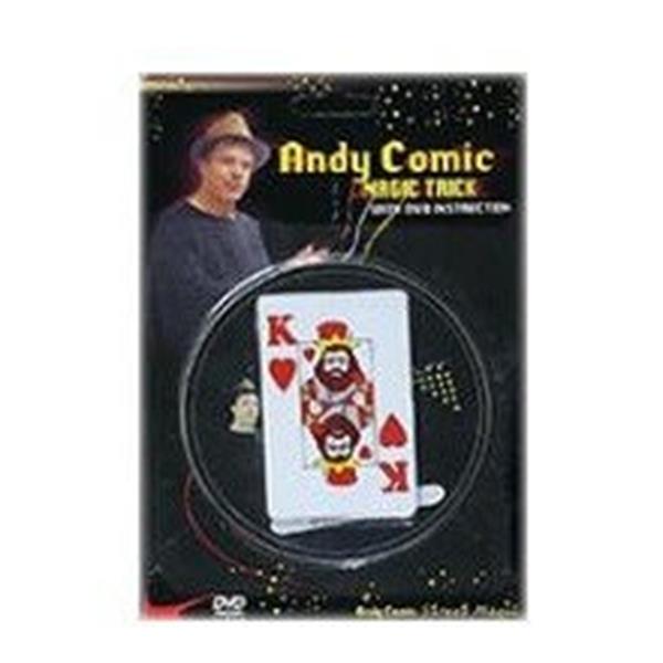 CARTA que muda de cor com DVD - Andy Comic ;