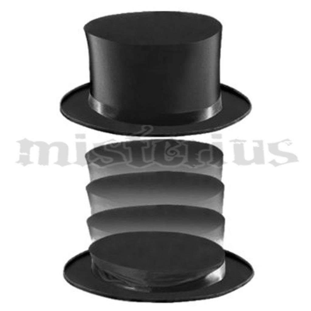 Cartolas Clak em Setim luxo  - Folding Top Hat