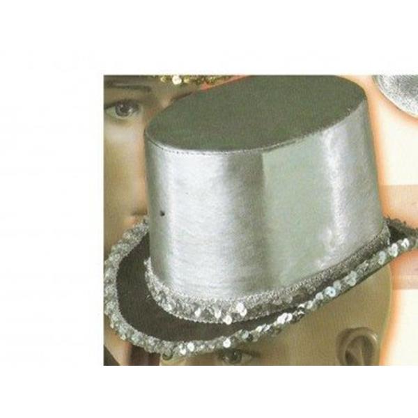 Cartolas Clak Prata- Folding Top Hat with Chamber Cartolas Clak Prata- Folding Top Hat with Chamber