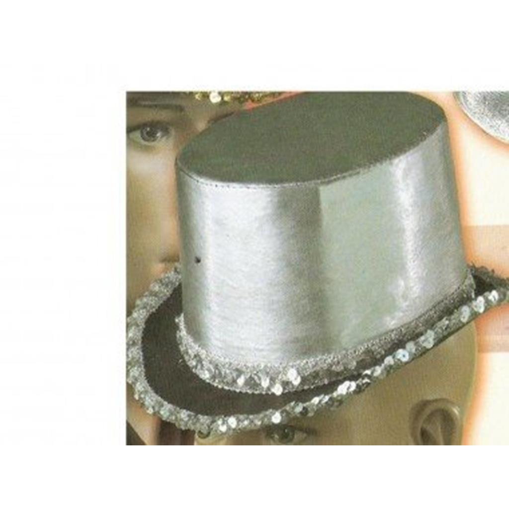 Cartolas Clak Prata- Folding Top Hat with Chamber Cartolas Clak Prata- Folding Top Hat with Chamber