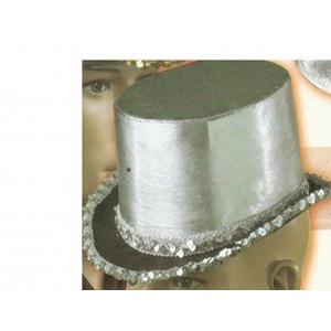 Cartolas Clak Prata- Folding Top Hat with Chamber