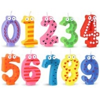 Artigos para festas de aniversário infantil - Velas                                                                                                                                                                                                       