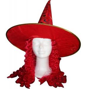Chapéu Bruxa Vermelho