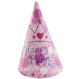 Chapéu Happy Party Rosa,10 unid