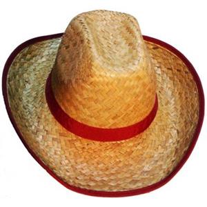 Chapéu Cowboy em Palha Clara