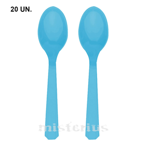 Colheres Azul Céu 20 un.