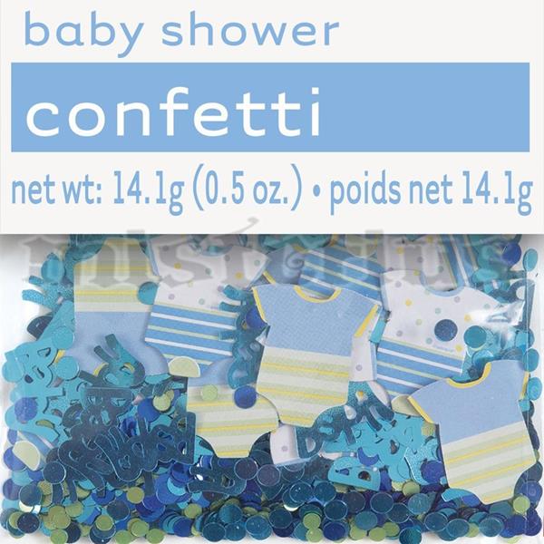 Confetis Azul Baby Shower