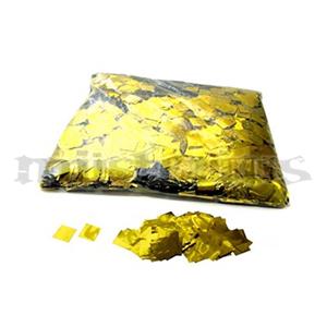 Confetis Metalizado Quadrado Ouro P