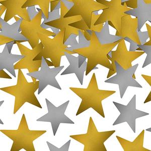 Confetis Prateados Dourados, 7gr