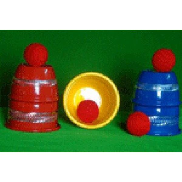 Copos e Bolas-Alumínio Cores -Cups and Balls