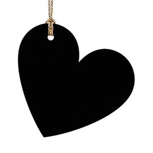 Corações Papel Preto 4.5cm