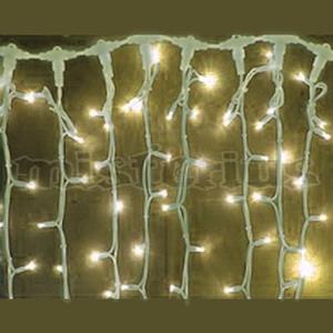 Cortina 2x7mt Led BQuente Fio Branco Borracha Cortina 2x7mt Led BQuente Fio Branco Borracha