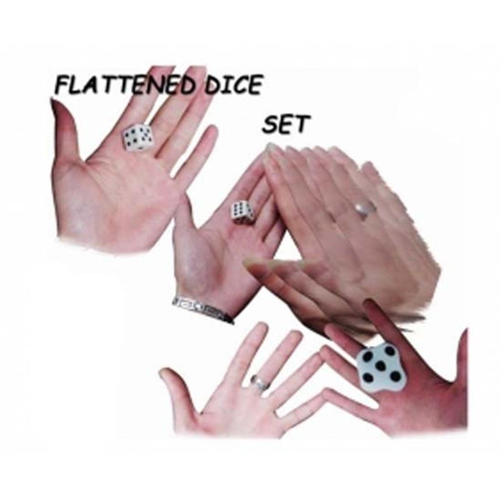 Dado espalmado - Flattened dice set