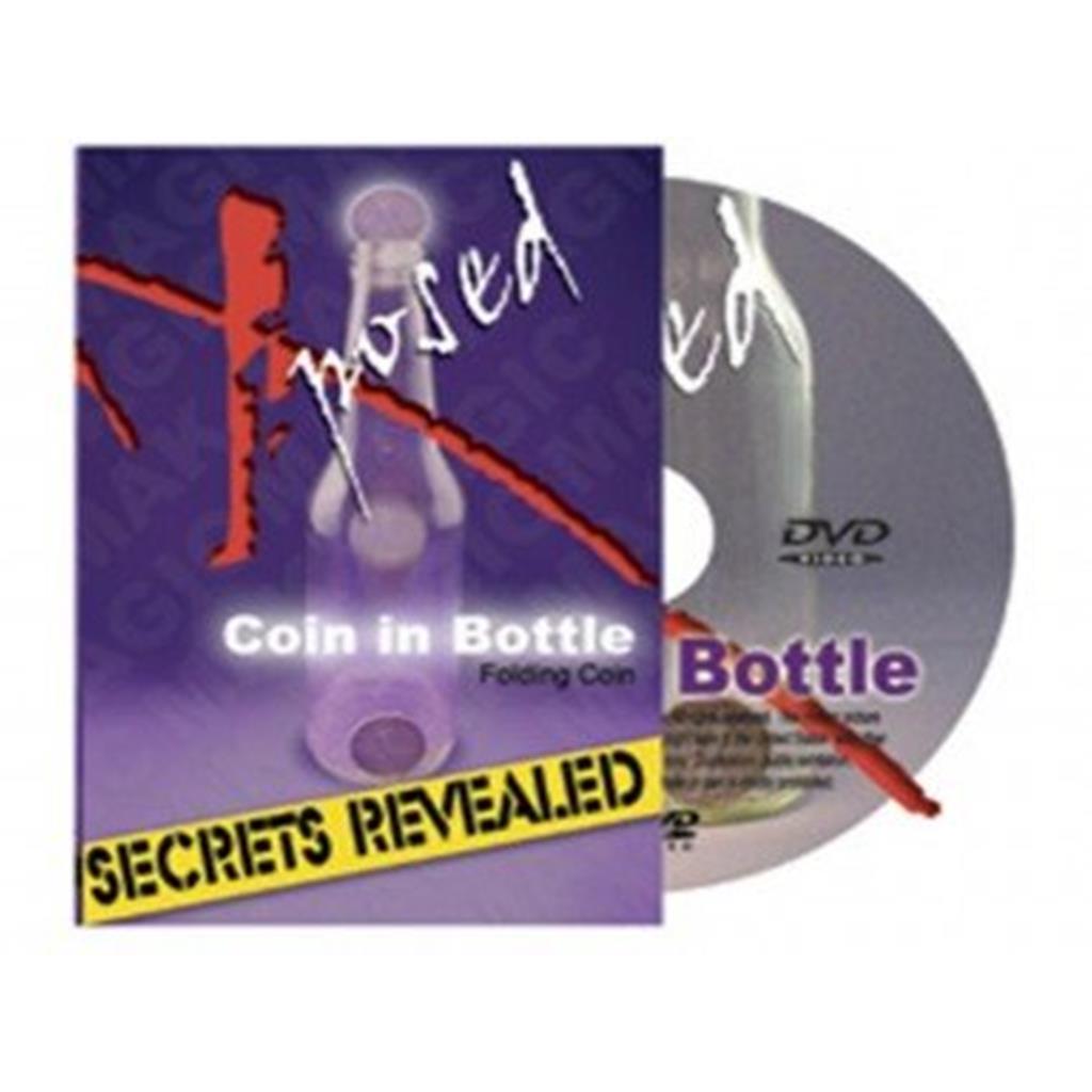 DVD com truques a moeda na garrafa, X posed Coin in bottle