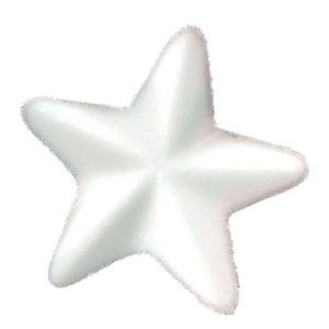 Estrela Natal Branca, 22cm